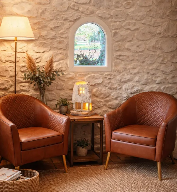 Projets intérieurs avec murs en briques